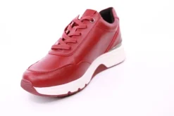PETER ERIKSON Damen Sneaker in ROT Schnürung und Reißverschluss 3307-C23001