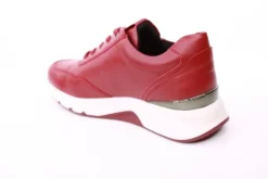 PETER ERIKSON Damen Sneaker in ROT Schnürung und Reißverschluss 3307-C23001