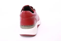 PETER ERIKSON Damen Sneaker in ROT Schnürung und Reißverschluss 3307-C23001