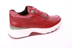 PETER ERIKSON Damen Sneaker in ROT Schnürung und Reißverschluss 3307-C23001