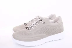 PETER ERIKSON Damen Sneaker Leder Wechsel- Fußbett gelb, grau S13 231508