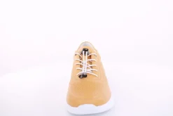 PETER ERIKSON Damen Sneaker Leder Wechsel- Fußbett gelb, grau S13 231508
