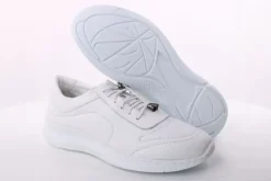 PETER ERIKSON Damen Sneaker Leder Wechsel- Fußbett blau, weiß S14 241861