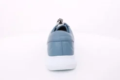 PETER ERIKSON Damen Sneaker Leder Wechsel- Fußbett blau, weiß S14 241861