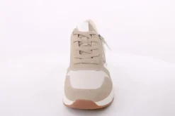 PETER ERIKSON Damen Sneaker Wechselfußbett Materialmix beige S14 12806-Y23017