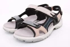 PETER ERIKSON Damen Trekkingsandale Leder grau, beige S14 MANDY-720