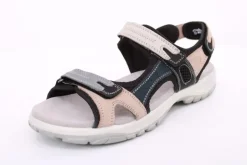 PETER ERIKSON Damen Trekkingsandale Leder grau, beige S14 MANDY-720