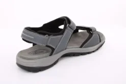 PETER ERIKSON Damen Trekkingsandale Leder grau, beige S14 MANDY-720