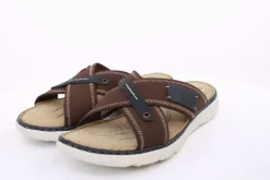 PETER ERIKSON Herren Pantolette Leder braun S14 K-0028-111