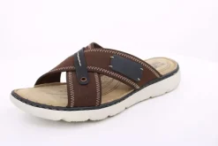 PETER ERIKSON Herren Pantolette Leder braun S14 K-0028-111