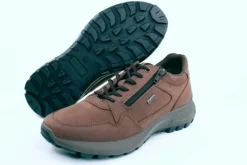 PETER ERIKSON Herren Schnürhalbschuh Leder Extraweit Schnürung Reißverschluss COHIBA Warmfutter SX-28 TEX