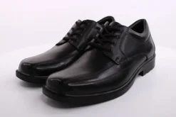 PETER ERIKSON Herren Schnürschuh Leder Wechselfußbett klassisch schwarz S14 NB-02
