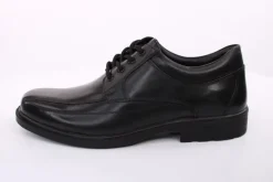 PETER ERIKSON Herren Schnürschuh Leder Wechselfußbett klassisch schwarz S14  NB-02