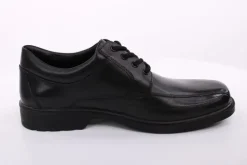 PETER ERIKSON Herren Schnürschuh Leder Wechselfußbett klassisch schwarz S14  NB-02