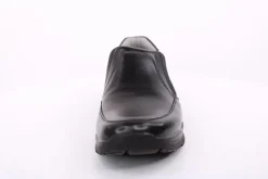 PETER ERIKSON Herren Slipper Leder Wechselfußbett klassisch schwarz S14 DN-55