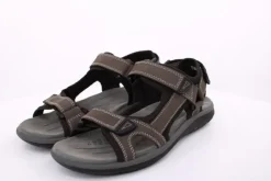 PETER ERIKSON Herren Trekkingsandale Leder grau S14 AR-75