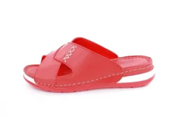 PETER ERIKSON Pantolette Leder Comfort- Fußbett blau, rot S13 221535