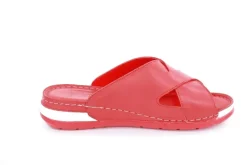 PETER ERIKSON Pantolette Leder Comfort- Fußbett blau, rot S13 221535