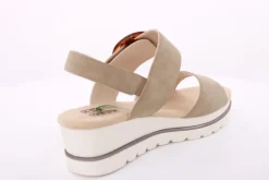 PETER ERIKSON Sandalette Keilabsatz Zierschnalle beige S14 3225-C23002
