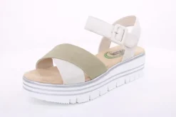 PETER ERIKSON Sandalette Sägezahnsohle beige S14 21012-C23005