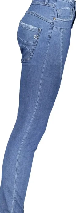 Please P78A Jeans Boyfriend Knopfleiste blau P78A_BQ2N3Q