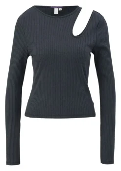 QS by S.Oliver Longsleeve aus Baumwollstretch S23 2135411