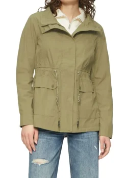 QS designed by Baumwolljacke mit Tunnelzug in Taille grün S15 2155487