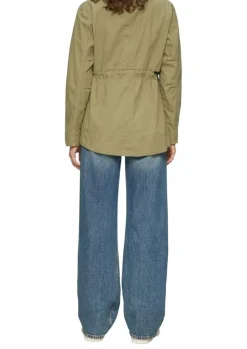 QS designed by Baumwolljacke mit Tunnelzug in Taille grün S15 2155487