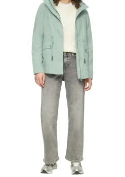 QS designed by Baumwolljacke mit Tunnelzug in Taille grün S15 2155487