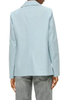 QS designed by Blazer aus Leinenmix blau S15 2143849