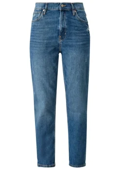 QS designed by 7/8 Jeans destroyed Details relaxed Fit blau S12 2115844