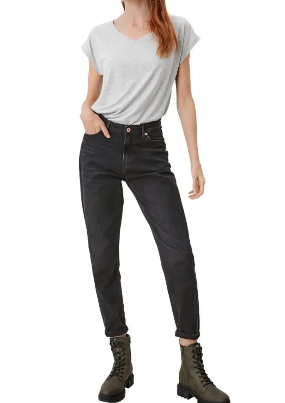 QS designed by Jeans Relaxed grau S12 2112496