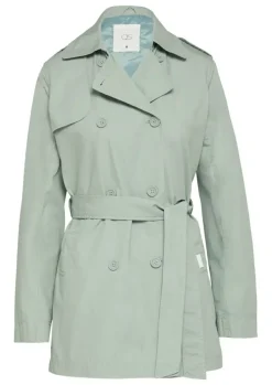 QS designed by kurzer Trenchcoat mit Gürtel  S15 2159450