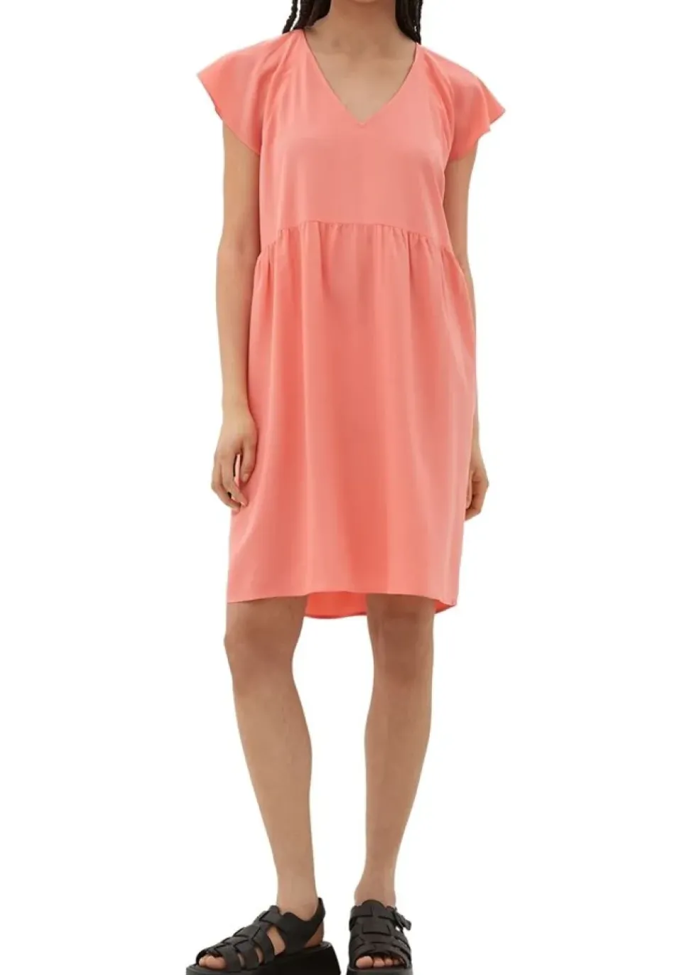 QS designed by Kurzes Kleid aus Viskose S13 2130780