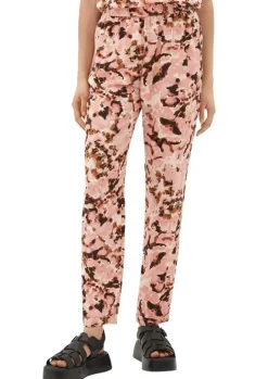 QS designed by Loose: Hose mit Allover-Print orange S13  2131199