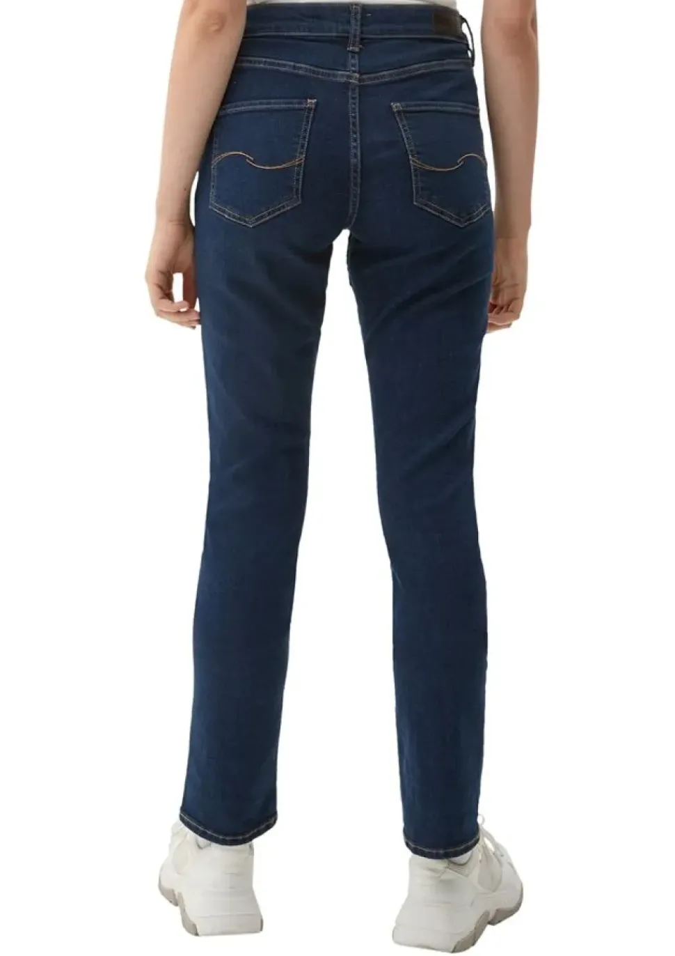 QS designed by Slim Jeans Baumwollstretch 5- Pocket-Form blau S22 2119182