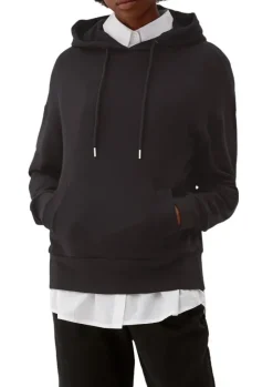 QS designed by Swatshirt aus Viskosemix weiß, schwarz S22 2120112