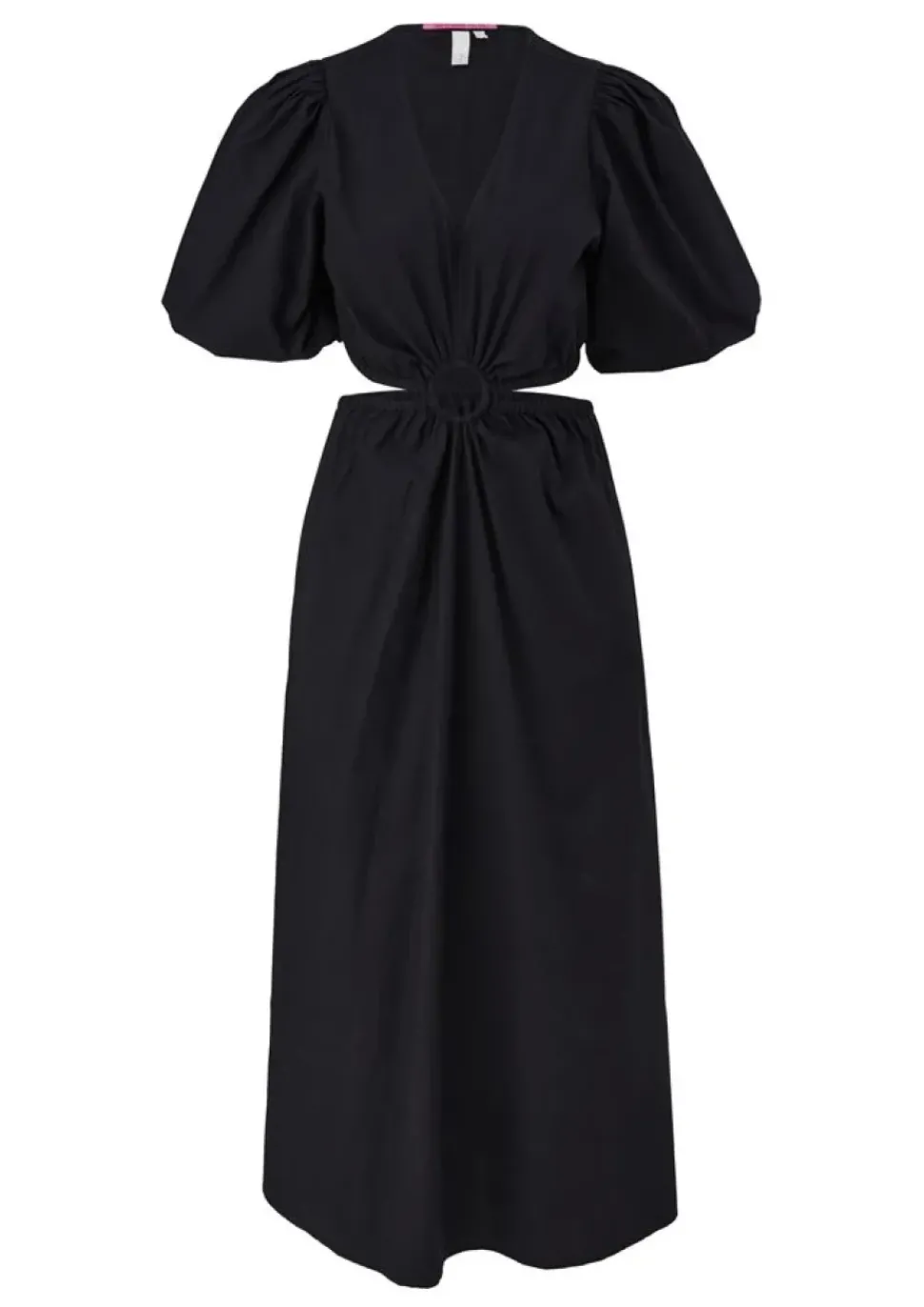 QS designed by Zweiteiliges Popeline-Kleid schwarz S13 2126833