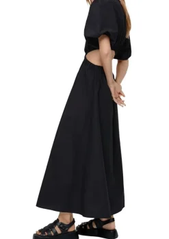 QS designed by Zweiteiliges Popeline-Kleid schwarz S13 2126833