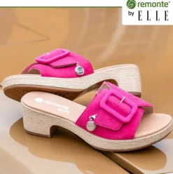 Remonte by ELLE Pantolette magenta pink Rauleder S14 D0N56-31