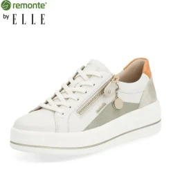Remonte by ELLE Sneaker Leder creme glitzer S14  D1C01-81