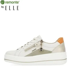 Remonte by ELLE Sneaker Leder creme glitzer S14  D1C01-81