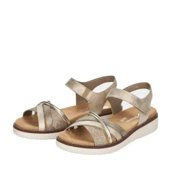 remonte Damen Riemchensandalen silber-metallic D2058-90