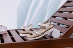remonte Damen Riemchensandalen silber-metallic D2058-90