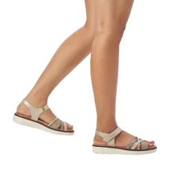 remonte Damen Riemchensandalen silber-metallic D2058-90