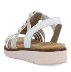 Remonte Damen Riemchensandalen edelweiß S13 D2047-80