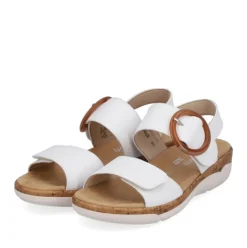 Remonte Damen Riemchensandalen edelweiß S13  R6853-80