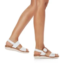 Remonte Damen Riemchensandalen edelweiß S13  R6853-80