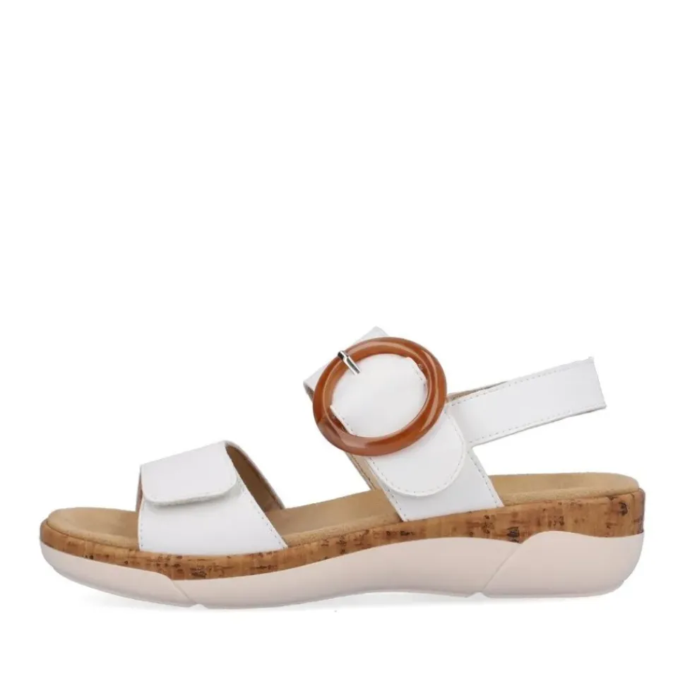 Remonte Damen Riemchensandalen edelweiß S13 R6853-80