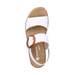 Remonte Damen Riemchensandalen edelweiß S13 R6853-80